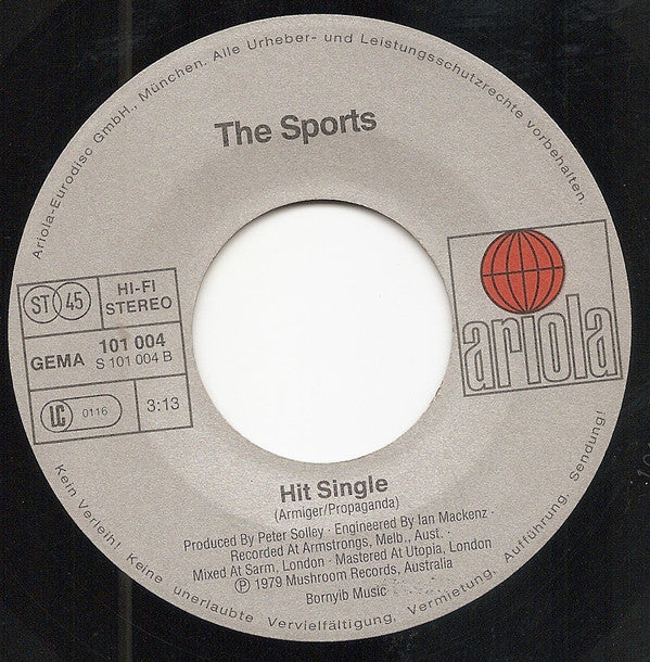 The Sports : Who Listens To The Radio (7", Single)