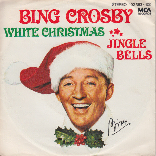 Bing Crosby : White Christmas / Jingle Bells (7", Single, RE)