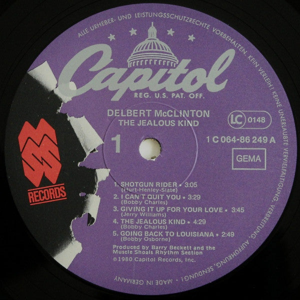 Delbert McClinton : The Jealous Kind (LP, Album)