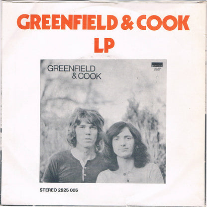 Greenfield & Cook : Melody (7", Single)