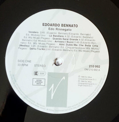 Edoardo Bennato : Edo Rinnegato (LP, Album)