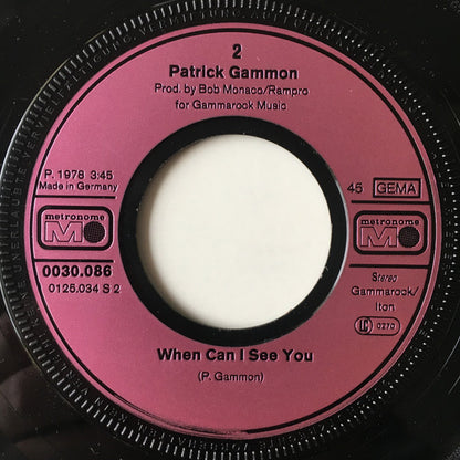 Patrick Gammon : (I Can't Get No) Satisfaction  (7", Single)