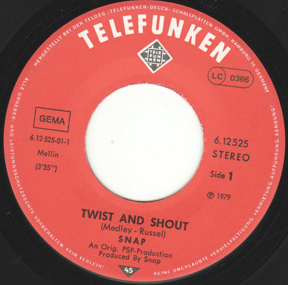 Snap (10) : Twist And Shout (7", Single)