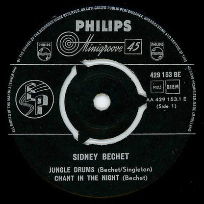 Sidney Bechet : Jungle Drums (7", EP, Mono)