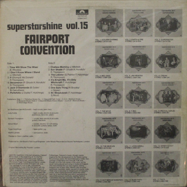 Fairport Convention : Superstarshine Vol. 15 (LP, Album, RE)