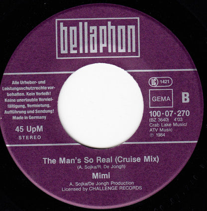 Mimi (14) : The Man's So Real (7", Single)