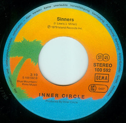 Inner Circle : Stop Breaking My Heart (7", Single)