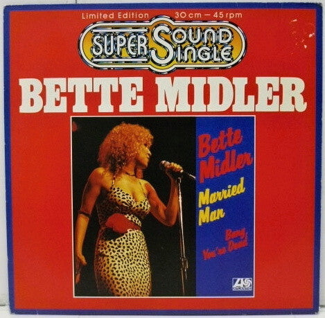 Bette Midler : Married Man (12", Maxi, Ltd)