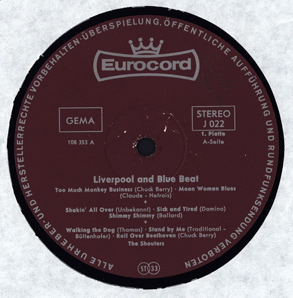 The Shouters / The Thunderbeats : Liverpool And Blue Beat (2xLP, Album)