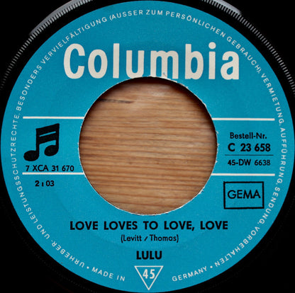 Lulu : Love Loves To Love, Love / You And I (7", Single)