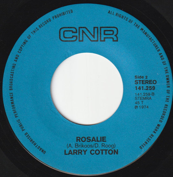 Larry Cotton (2) : I Love You (7", Single)