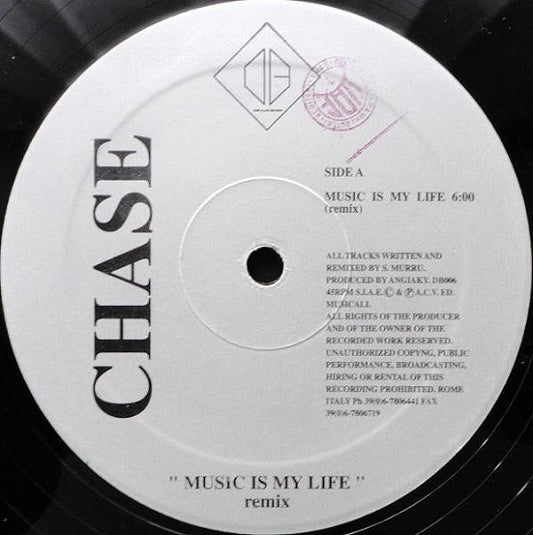 Chase : Music Is My Life (Remix) (12")