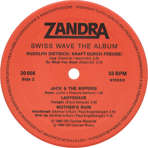 Various : Swiss Wave The Album (LP, Comp)