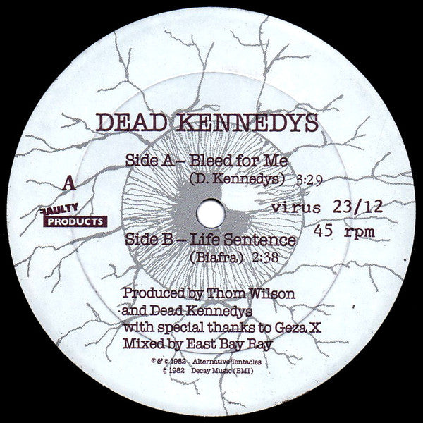 Dead Kennedys : Bleed For Me (12", Maxi)