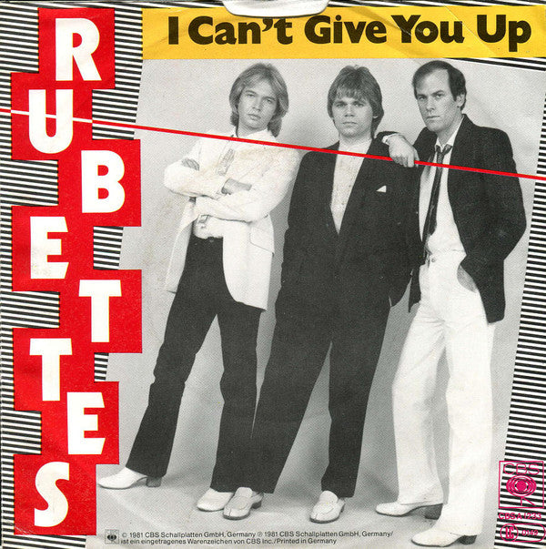 The Rubettes : I Can't  Give You Up (7")