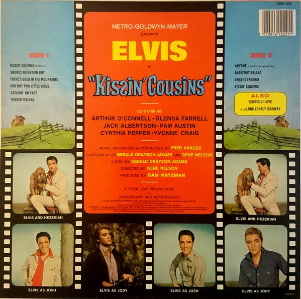 Elvis Presley : Kissin' Cousins (LP, Album, RE)