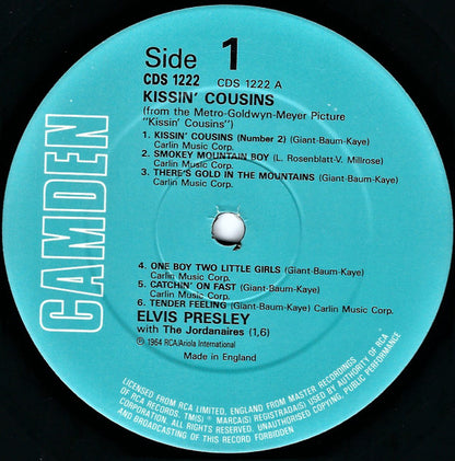 Elvis Presley : Kissin' Cousins (LP, Album, RE)