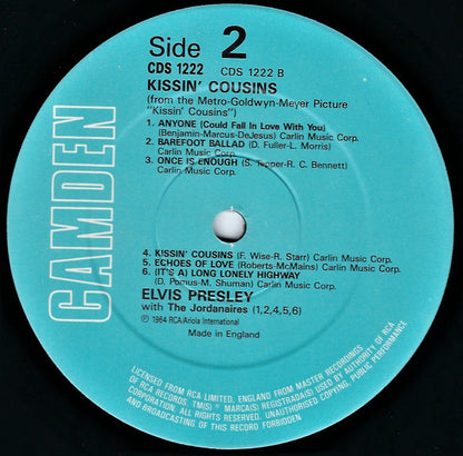 Elvis Presley : Kissin' Cousins (LP, Album, RE)