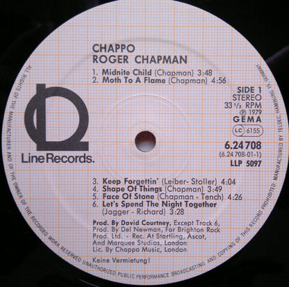 Roger Chapman : Chappo (LP, Album, RE)