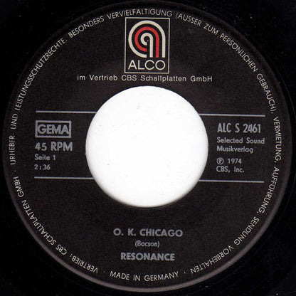 Résonance : O.K. Chicago (7", Single)