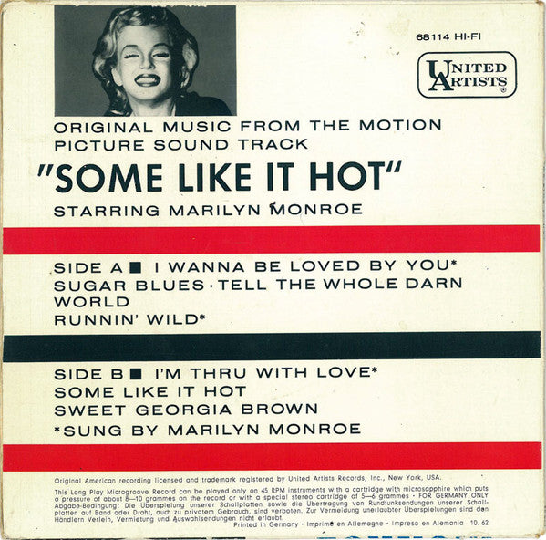 Various : Some Like It Hot (7", Mono)