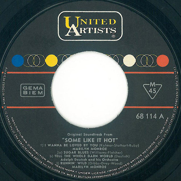 Various : Some Like It Hot (7", Mono)