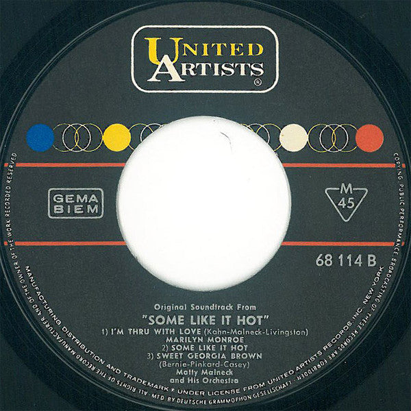 Various : Some Like It Hot (7", Mono)