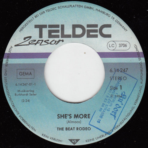 Beat Rodeo : She's More (7", Single)