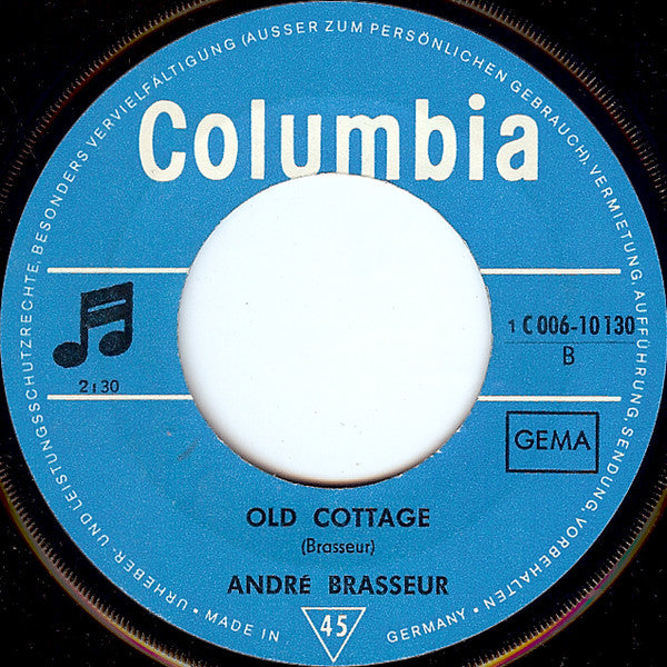 André Brasseur : Racing Time / Old Cottage (7", Single, Mono)