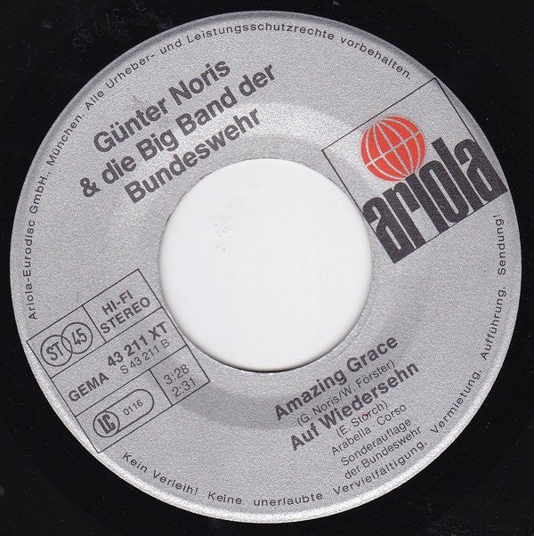 Günter Noris Und Die Big Band Der Bundeswehr : Rock'n Roll Forever / Samba Brasilia / Amazing Grace / Auf Wiederseh'n (7", S/Edition)