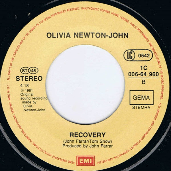 Olivia Newton-John : Heart Attack (7", Single)