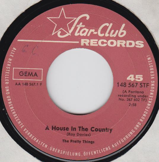 The Pretty Things : A House In The Country (7", Single)