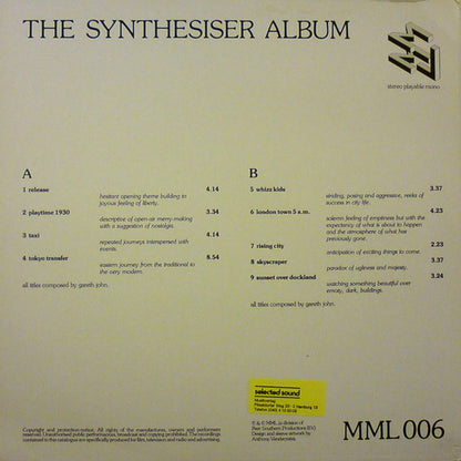 Gareth John : The Synthesiser Album (LP)