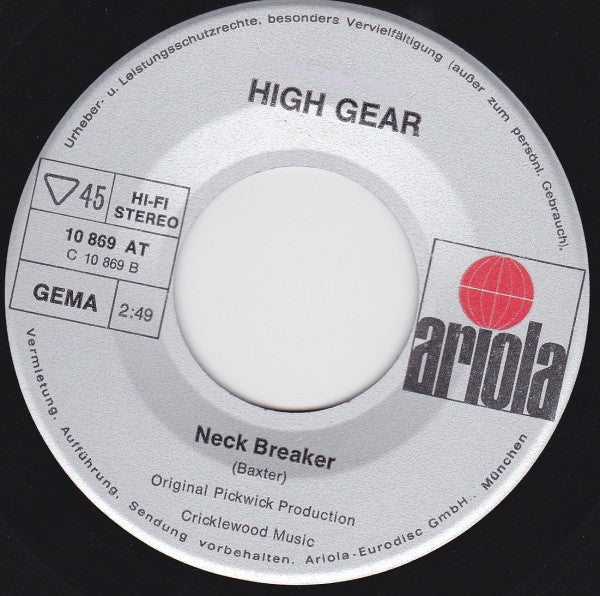 High Gear : Johnny Reggae (7", Single)