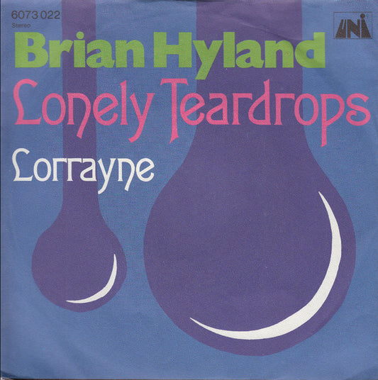 Brian Hyland : Lonely Teardrops (7", Single)