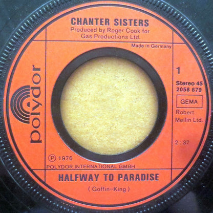 Chanter Sisters : Halfway To Paradise (7", Single)