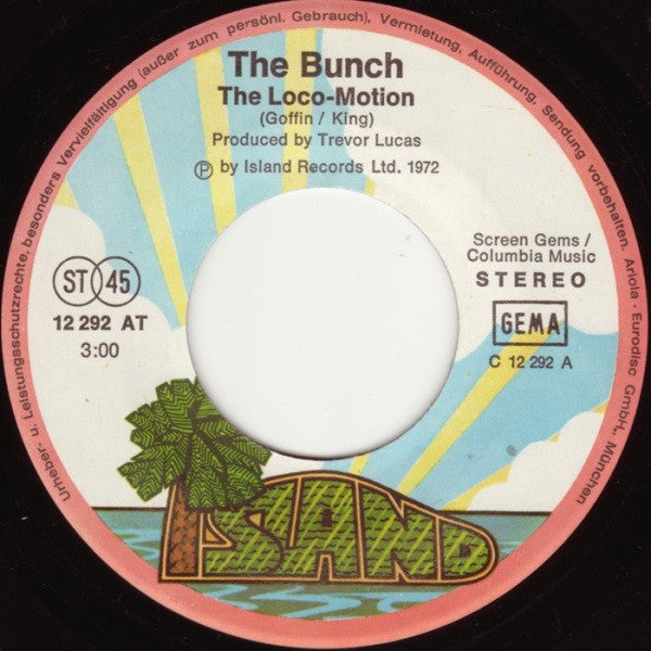 The Bunch (3) : The Loco-Motion / Sweet Little Rock'N'Roller (7", Single)