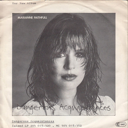 Marianne Faithfull : Truth, Bitter Truth (7", Single)