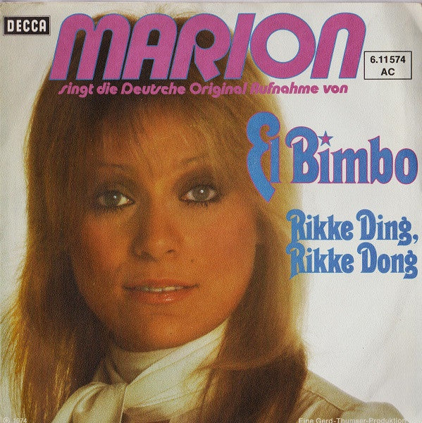 Marion (9) : El Bimbo (7", Single)