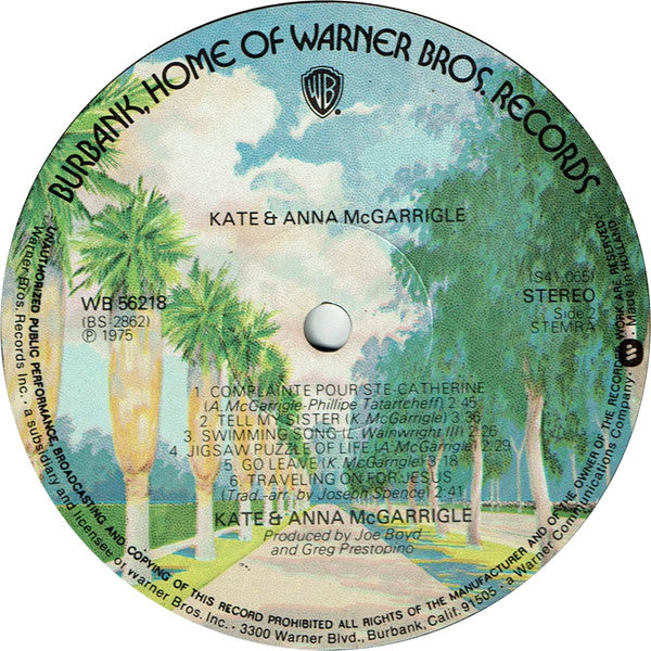 Kate & Anna McGarrigle : Kate & Anna McGarrigle (LP, Album)