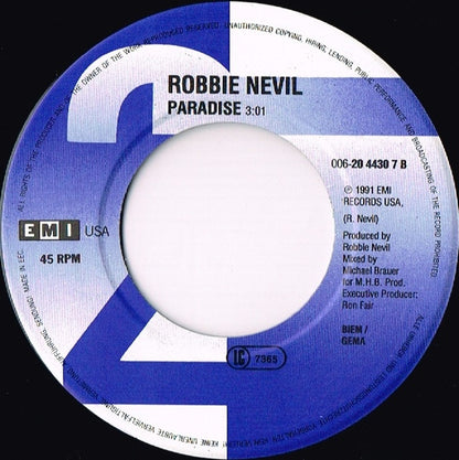 Robbie Nevil : Just Like You (7", Single)