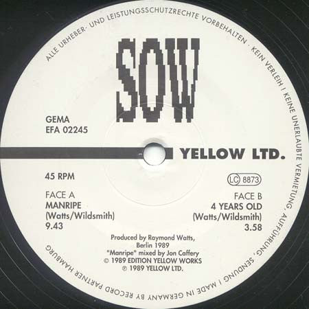 Sow : Manripe (12", Single)