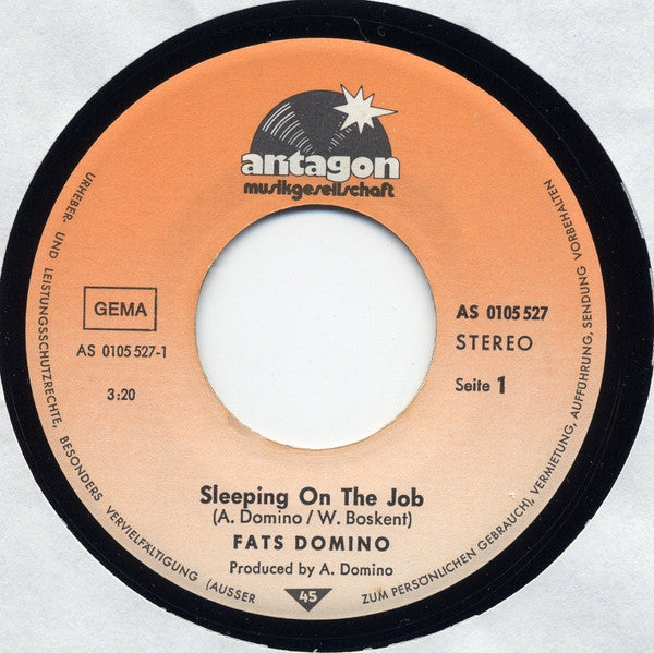 Fats Domino : Sleeping On The Job / After Hours (7", Single)