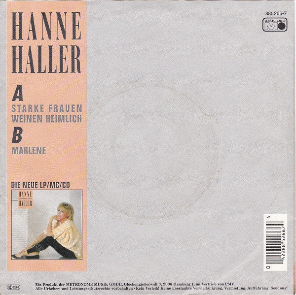 Hanne Haller : Starke Frauen Weinen Heimlich (7", Single)