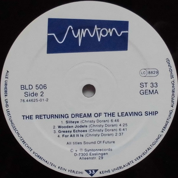 Christy Doran : The Returning Dream Of The Leaving Ship (LP, Album)