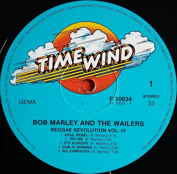 Bob Marley & The Wailers : Reggae Revolution Vol. 4 (LP, Comp)