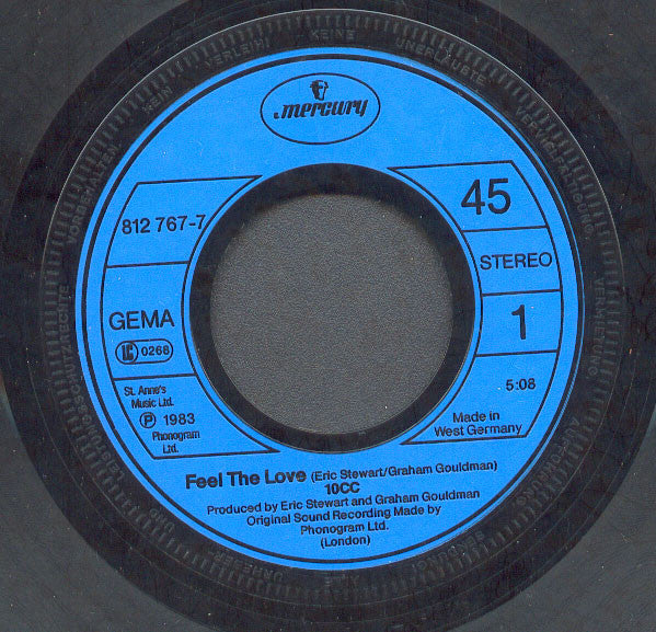 10cc : Feel The Love (Oomachasaooma) (7", Single)