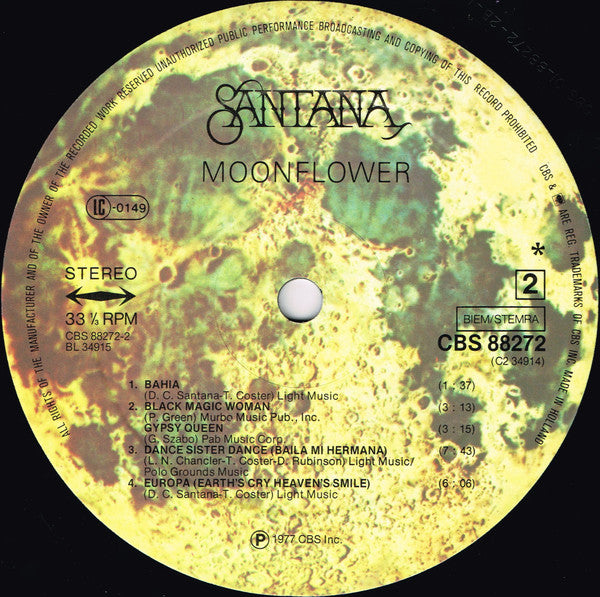 Santana : Moonflower (2xLP, Album)