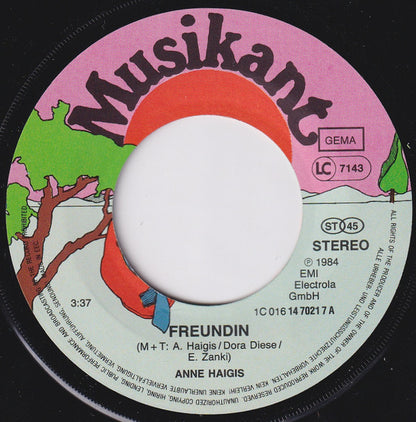 Anne Haigis : Freundin (7", Single)