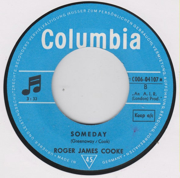 Roger Cook : Stop / Someday (7", Single)